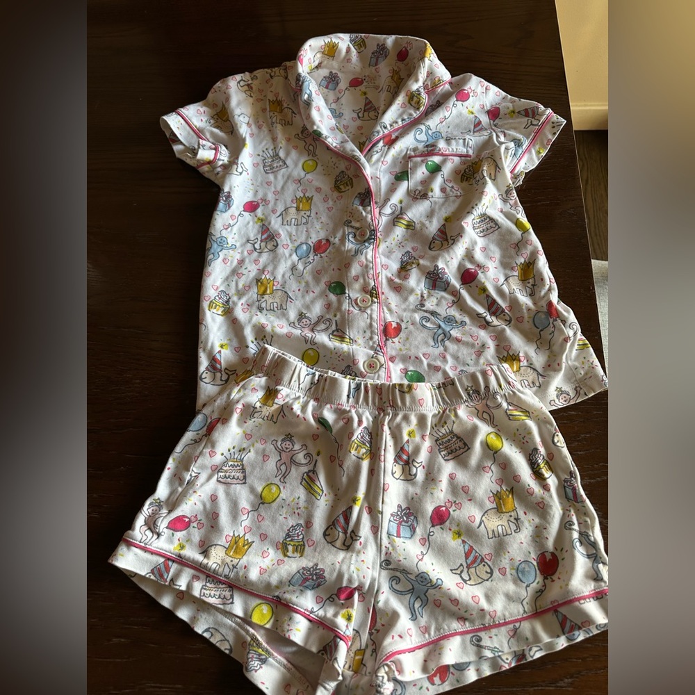 LIMITED EDITION Roller Rabbit Birthday Bonanza Pajamas XXS